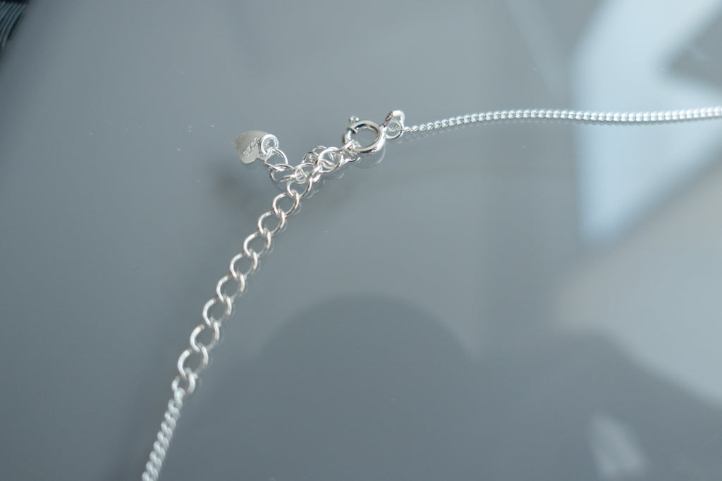 (925 silver made) luxury slide, necklace/ NL8140