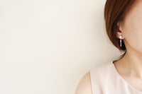 Sliver Tassel Earrings(Silver/Rose-Gold) / ER8109