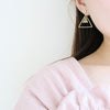 "Ring me" double triangle earrings / ER8140