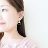 "Ring me" double triangle earrings / ER8140