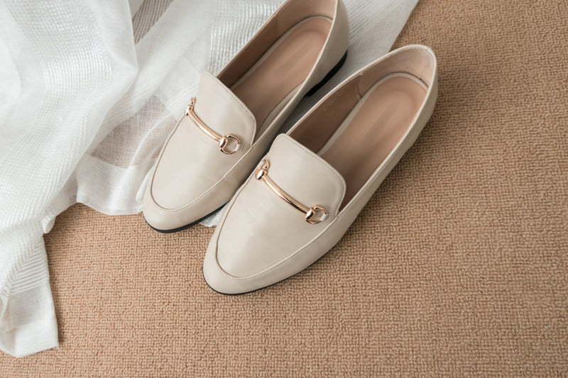 leather Ivory daily, loafer/ SH8095
