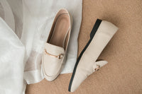 leather Ivory daily, loafer/ SH8095