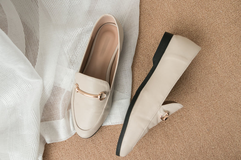 leather Ivory daily, loafer/ SH8095
