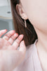 925 Crystal Oval Drop, Earrings (posts/ clips) /ER8292
