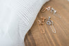925 Crystal Oval Drop, Earrings (posts/ clips) /ER8292