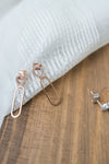 925 Crystal Oval Drop, Earrings (posts/ clips) /ER8292