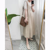 PLEATED VEST 開V領口腰線下百褶背心裙, DRESS/ DS8829
