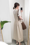 PLEATED VEST 開V領口腰線下百褶背心裙, DRESS/ DS8829