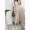 PLEATED VEST 開V領口腰線下百褶背心裙, DRESS/ DS8829