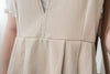 PLEATED VEST 開V領口腰線下百褶背心裙, DRESS/ DS8829