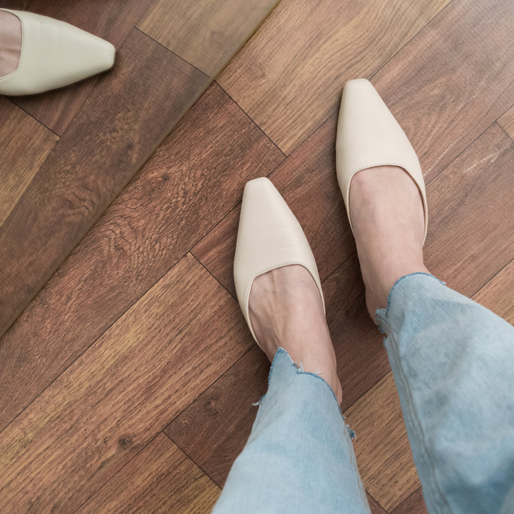 Pointed Square, Mule Shoes/ SH8097