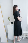 Simple Elegant 舒適質感優雅小細領雙排鈕顯瘦, Dress/ DS8844