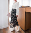 Thousand Nights 一千零一夜花束百褶長裙, Dress/ SK8548