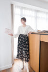 Thousand Nights 一千零一夜花束百褶長裙, Dress/ SK8548