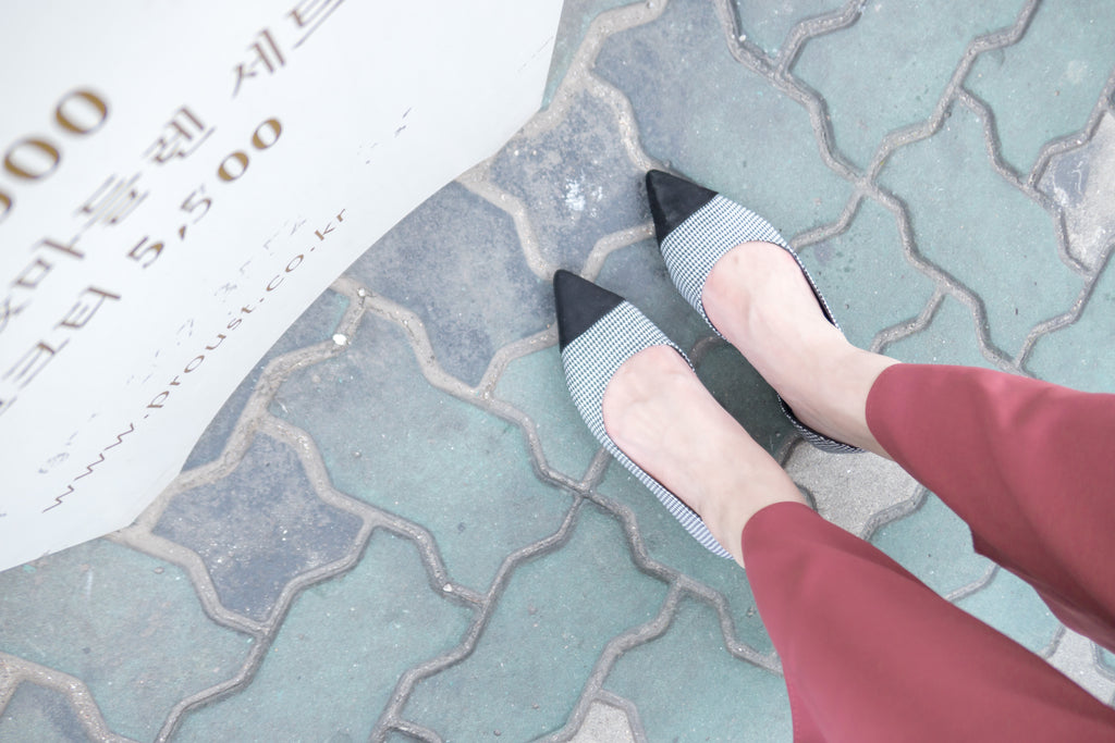 Houndstooth 優雅千鳥格尖頭 ,Shoes/ SH8046
