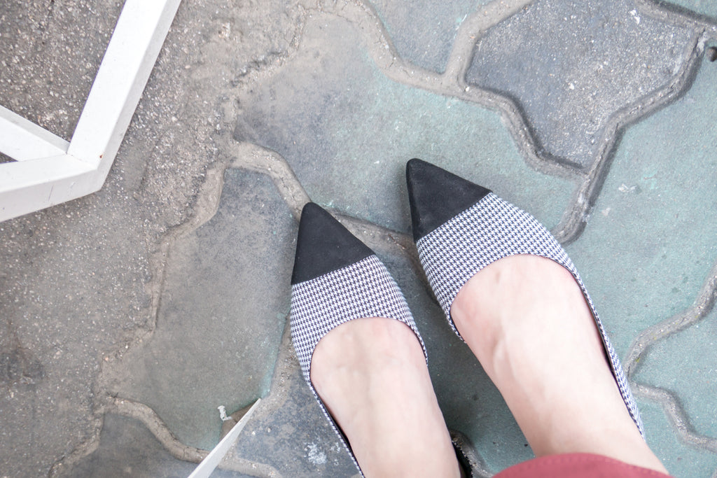 Houndstooth 優雅千鳥格尖頭 ,Shoes/ SH8046