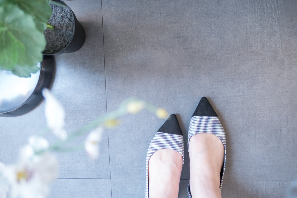 Houndstooth 優雅千鳥格尖頭 ,Shoes/ SH8046