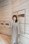 Anden 柔軟彈性寬鬆修腰直紋裙, Dress/ DS8935