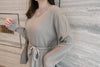 Anden 柔軟彈性寬鬆修腰直紋裙, Dress/ DS8935