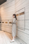 Anden 柔軟彈性寬鬆修腰直紋裙, Dress/ DS8935