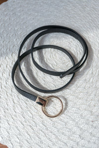 Circle Ring 打結金色圓環牛皮, Belt/ BT8110 (pre-order)