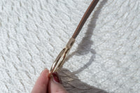 Circle Ring 打結金色圓環牛皮, Belt/ BT8110 (pre-order)