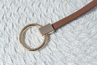 Circle Ring 打結金色圓環牛皮, Belt/ BT8110 (pre-order)