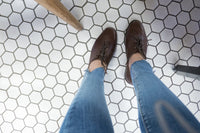 leather oxford 啡色牛皮經典牛津鞋, Shoes/ SH8053