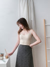 Embroidery 細緻織紋包鬼祟肉吊帶背心, Vest/ TP8754 (plum sold out)
