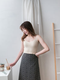 Embroidery 細緻織紋包鬼祟肉吊帶背心, Vest/ TP8754 (plum sold out)