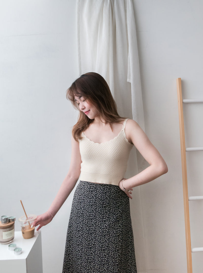 Embroidery 細緻織紋包鬼祟肉吊帶背心, Vest/ TP8754 (plum sold out)