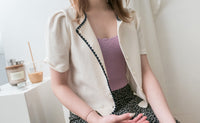 Embroidery 細緻織紋包鬼祟肉吊帶背心, Vest/ TP8754 (plum sold out)