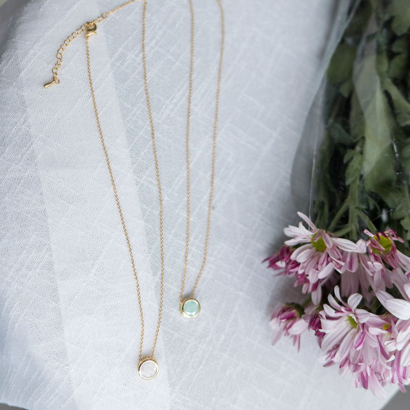 Rolling GemStone, Necklace/ NL8124