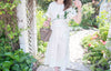 ! 𝕝𝕒𝕤𝕥 𝕗𝕖𝕨 !White Dora 小袖摺口圓領連身裙, Dress/ DS9052