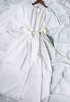 ! 𝕝𝕒𝕤𝕥 𝕗𝕖𝕨 !White Dora 小袖摺口圓領連身裙, Dress/ DS9052