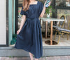 //熱賣重開 超超超值得入手 //Pleated Waist 輕盈方領前後車褶腰身, Dress/ DS9061 (Pre-order)