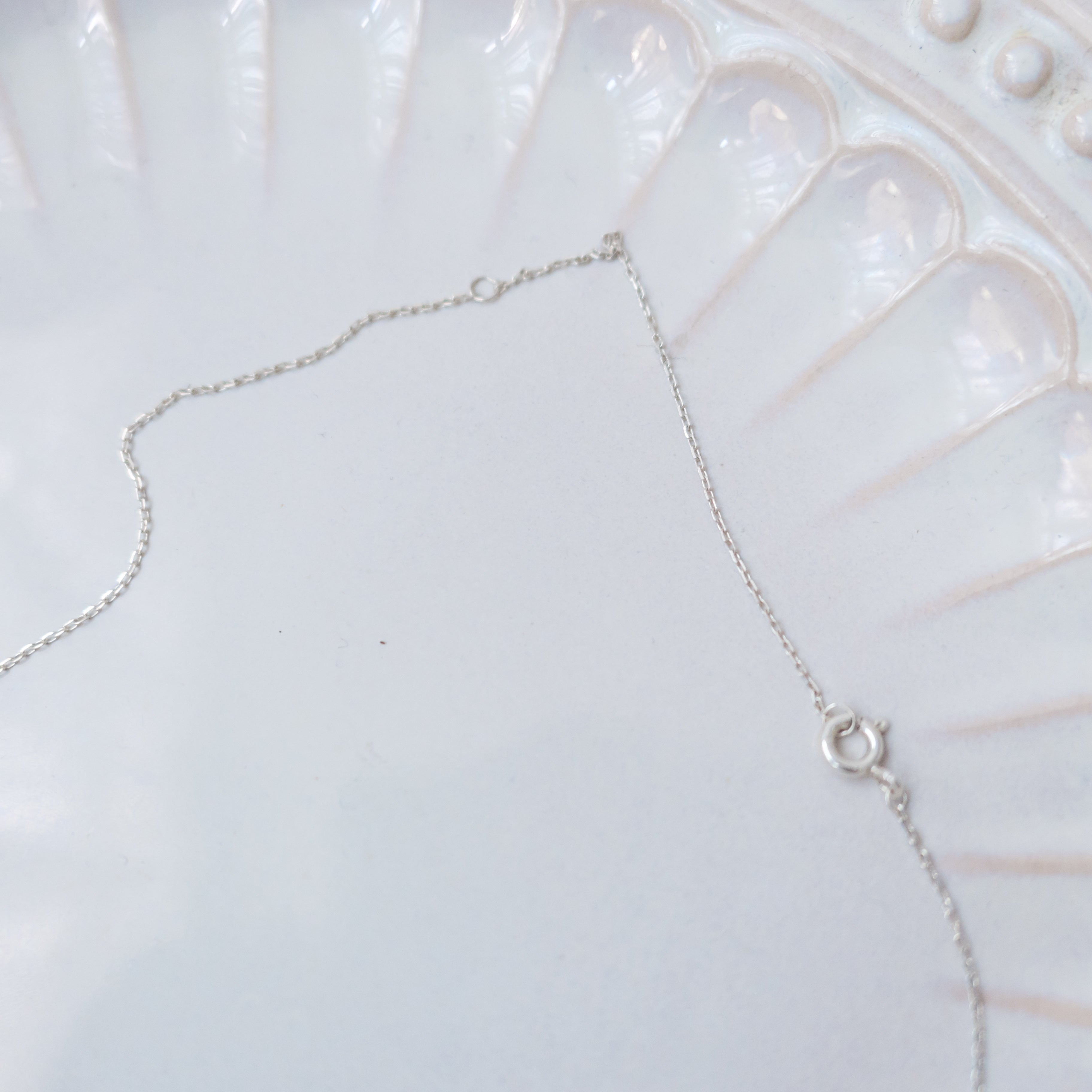 Natural Quartz, Silver Necklace/ NL8118