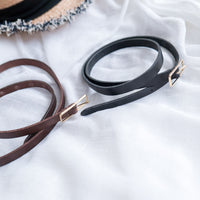 Fine Line 真皮立體金屬釦, Belt/ BT8112 (pre-order)