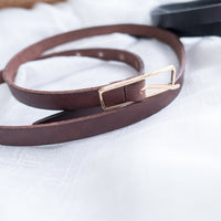 Fine Line 真皮立體金屬釦, Belt/ BT8112 (pre-order)