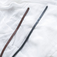 Fine Line 真皮立體金屬釦, Belt/ BT8112 (pre-order)