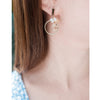 Dry Floral Pearl, Drop Earrings/ ER8323