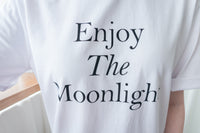 Moon Bathing 浪漫詩句文字,Tee/ TP8776 (honeydew sold out)