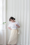 Moon Bathing 浪漫詩句文字,Tee/ TP8776 (honeydew sold out)