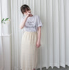 Moon Bathing 浪漫詩句文字,Tee/ TP8776 (honeydew sold out)