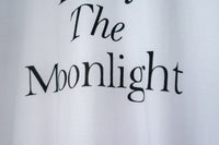 Moon Bathing 浪漫詩句文字,Tee/ TP8776 (honeydew sold out)