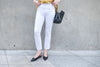 Flare Elastic 全條彈性百搭貼身小直腳, Pants/ PT8220 (WHITE S)