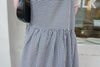 Check 飄逸格子假修腰口袋吊帶裙, Dress/ DS9102