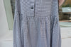 Check 飄逸格子假修腰口袋吊帶裙, Dress/ DS9102