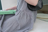 Check 飄逸格子假修腰口袋吊帶裙, Dress/ DS9102