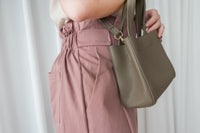 High Waist 設計感腰身高腰顯瘦闊鬆, Pants/ PT8354 (palevioletred soldout)